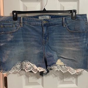 TORRID denim shorts